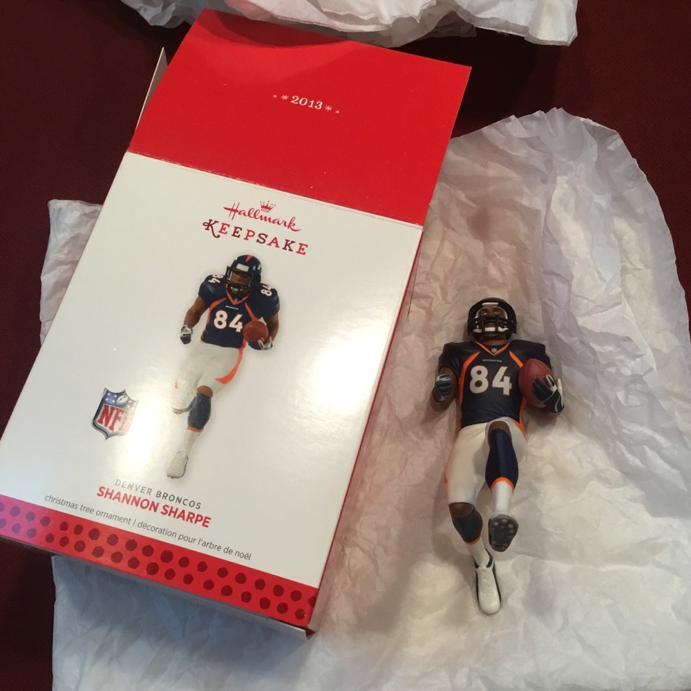 Hallmark Keepsake NFL Player Ornament - Blue and Orange